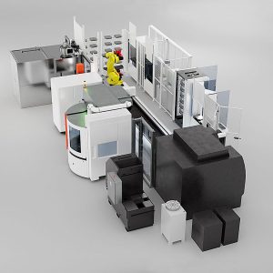 Production cell at KLEINER Stanztechnik – the basis of smart production