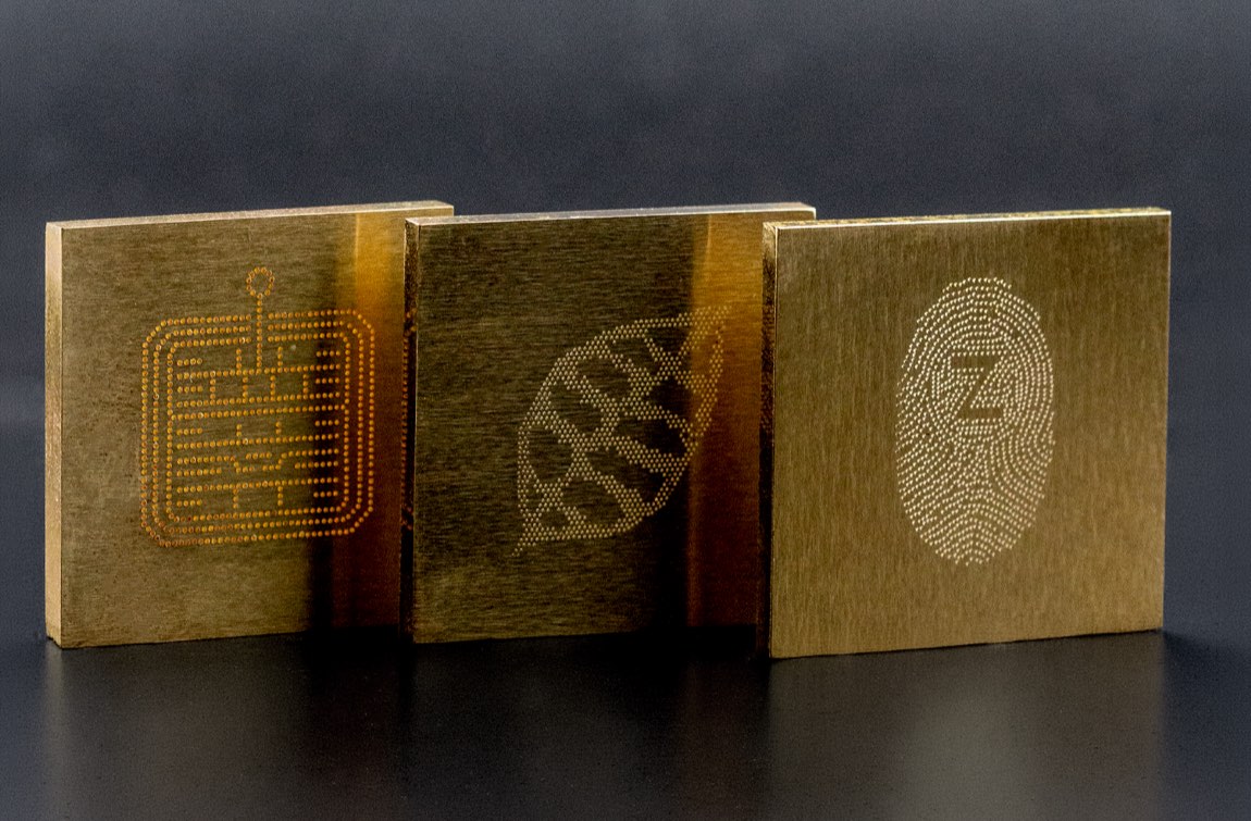 Brass plates made of micro holes